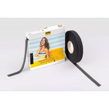 Vlieseline Nahtband Flexibel T15 schwarz 15mm breit Meterware